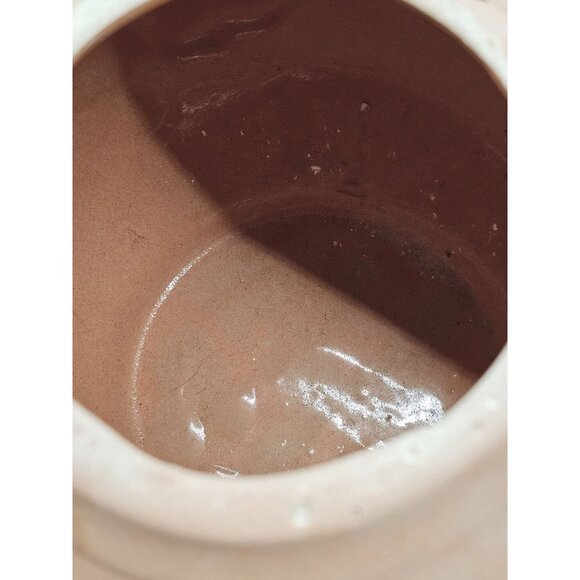 Terracotta Vase With Embossed Grape & Leaf Design - Picture 8 of 8